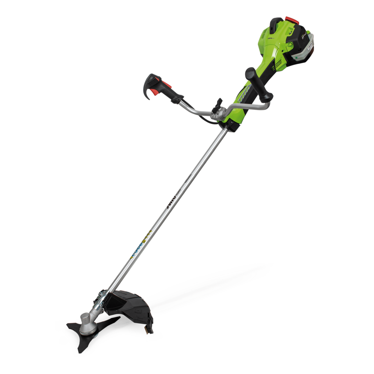 VITO Garden Debroussailleuse thermique 47Cm3 Moteur 2T 2.7CV + Bobine  avec fil + lame 3 dents + Harnais VITO