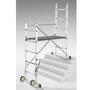 Voir la diapositive 2 : HAILO Echafaudage roulant d'escalier 3m en aluminium - HOBBYSTEP H3