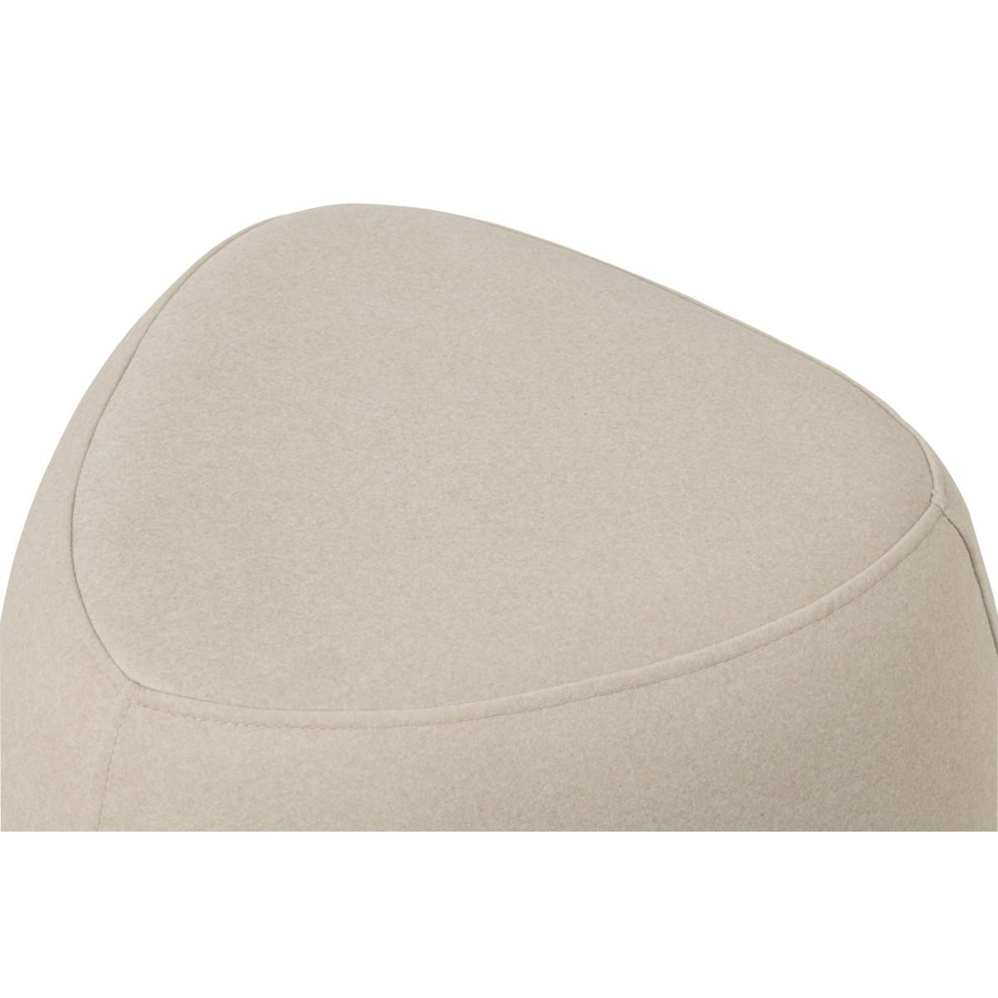 Voir la diapositive 2 : J-LINE Pouf triangle design  mich  46cm écru