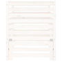 Voir la diapositive 5 : VIDAXL Composteur Blanc 82,5x82,5x99,5 cm Bois massif de pin