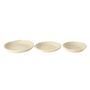 Voir la diapositive 2 : Paris Prix Lot de 3 Coupelles Déco  Chad  40cm Blanc