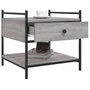 Voir la diapositive 4 : VIDAXL Table basse sonoma gris 50x50x50 cm bois d'ingenierie