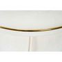 Voir la diapositive 3 : Paris Prix Tabouret Rond Design  Corin  55cm Ivoire & Or