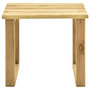 Voir la diapositive 2 : VIDAXL Table de transat 30x30x26 cm Bois de pin impregne