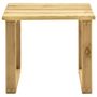 Voir la diapositive 2 : VIDAXL Table de transat 30x30x26 cm Bois de pin impregne