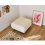 Voir la diapositive 4 : BEST MOBILIER Cristal - pouf modulable - 65 cm - en fausse fourrure côtelée