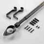 Voir la diapositive 3 : Douceur d'Intérieur Kit de tringle à rideaux extensible OVALON