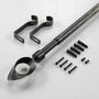 Voir la diapositive 3 : Douceur d'Intérieur Kit de tringle à rideaux extensible OVALON