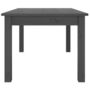 Voir la diapositive 4 : VIDAXL Table basse Gris 80x50x40 cm Bois massif de pin