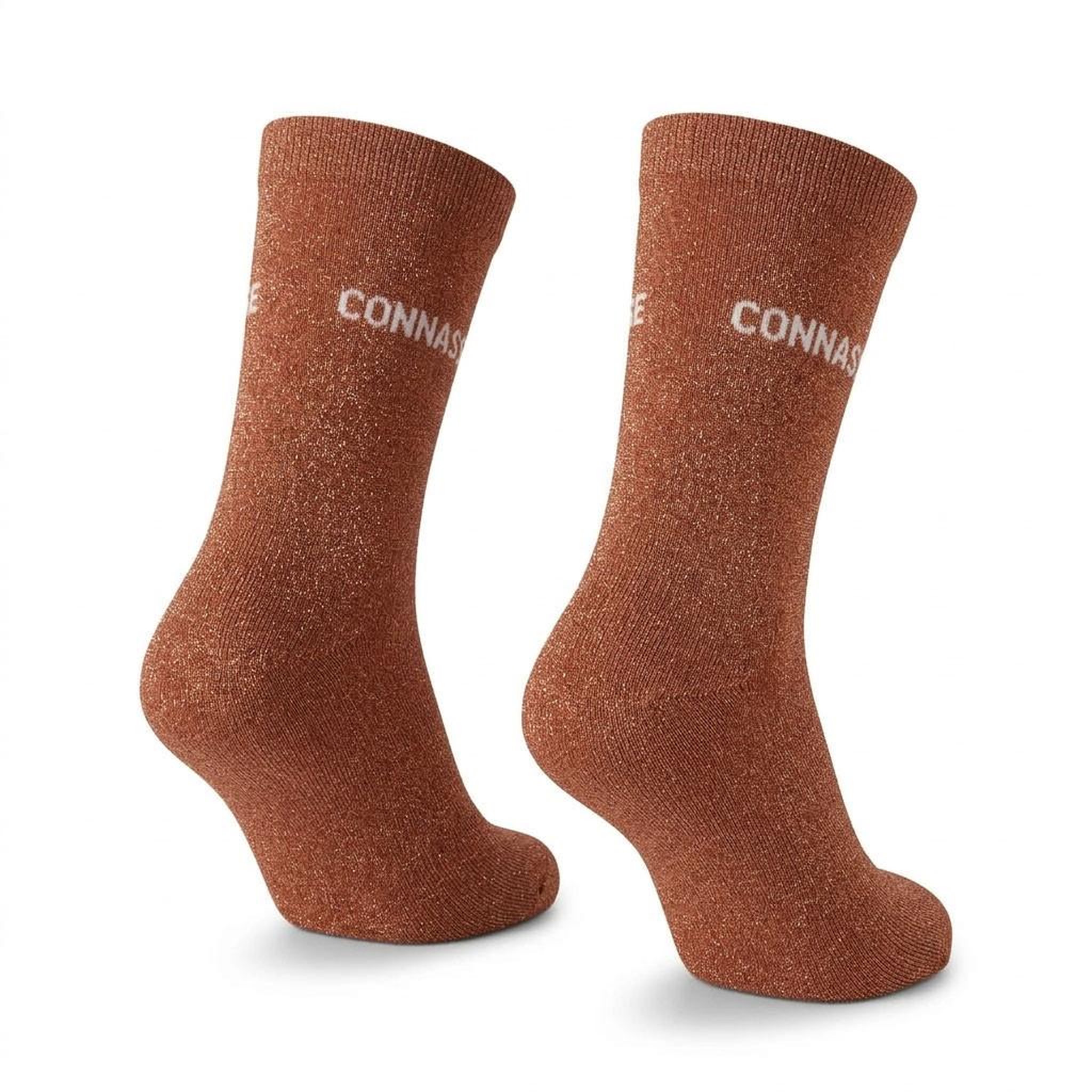 Voir la diapositive 3 : OZABI Chaussettes Femme Lurex Message Humoristique