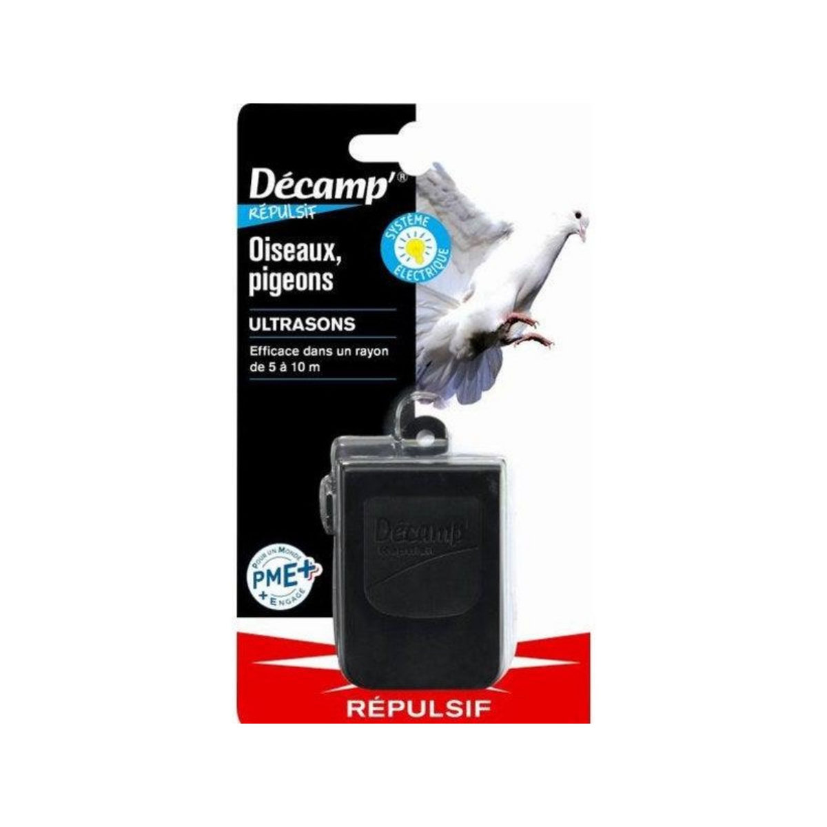 Decamp' Répulsif ultrasons anti-pigeons DECAMP'