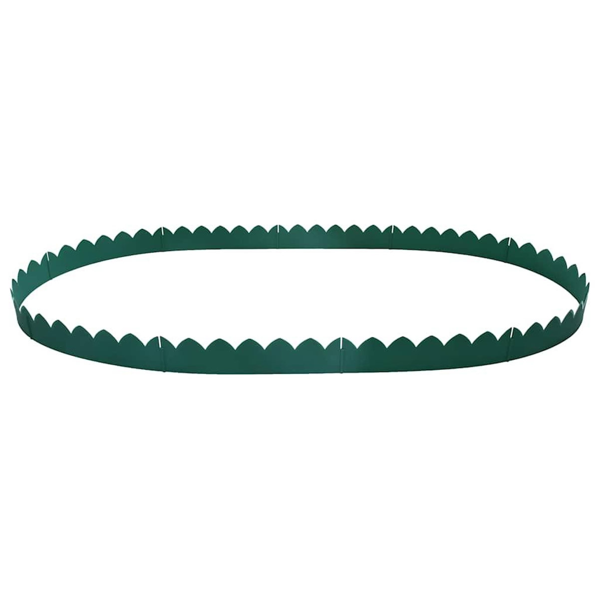 VIDAXL Bordures de jardin 10 pcs Vert 65x15 cm PP