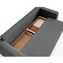 Voir la diapositive 4 : BEST MOBILIER Topaze - canapé 3 places - convertible avec coffre - en tissu bouclette