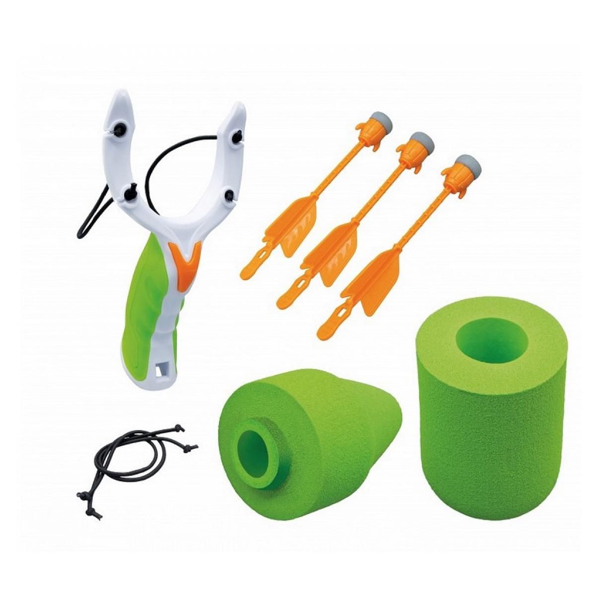 BUKI Lance Pierre Portable avec 3 Fléchettes Sécurisées pour Enfants