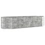 Voir la diapositive 2 : VIDAXL Lit sureleve de jardin Acier enduit de poudre Argente