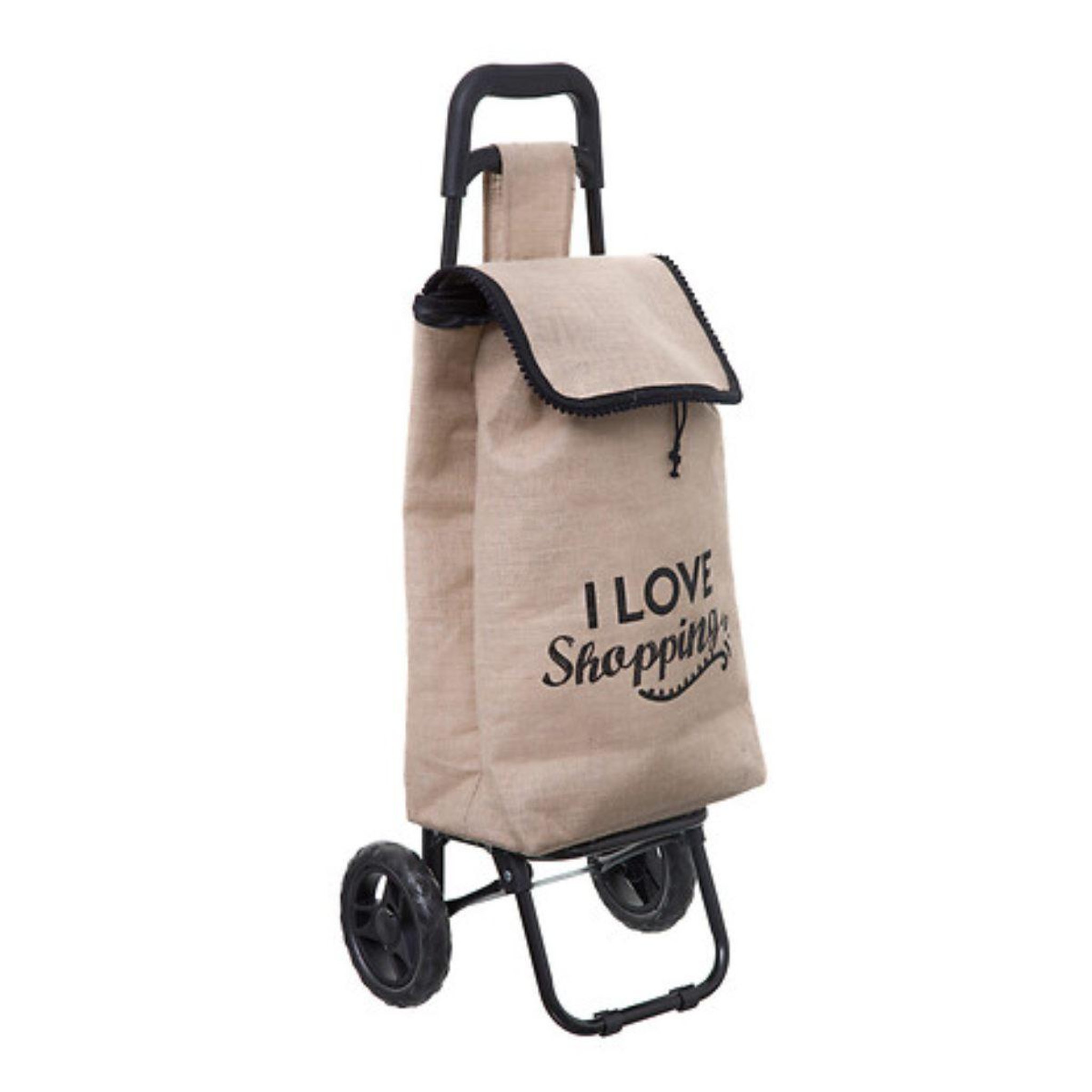 FIVE Chariot de marché  jute  33l beige