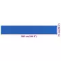 VIDAXL Ecran de balcon Bleu 75x500 cm PEHD