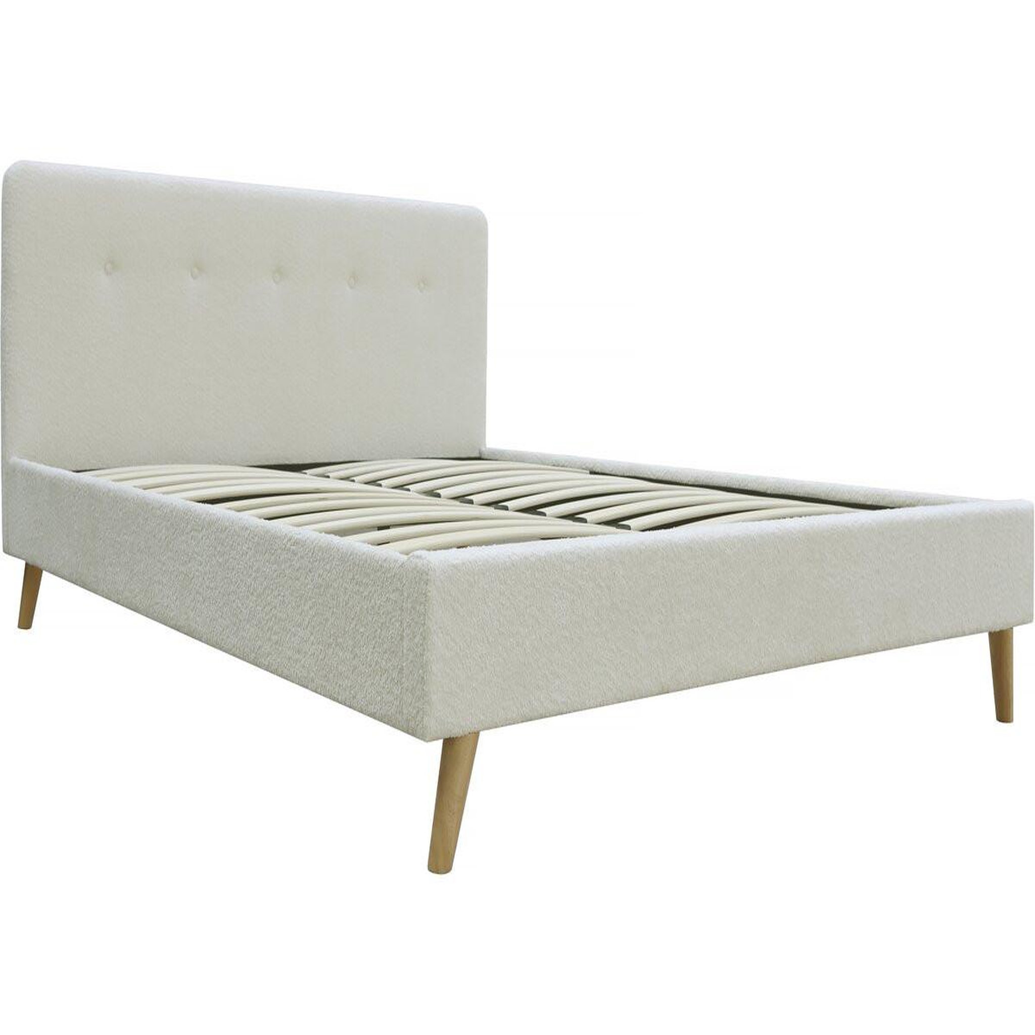 Voir la diapositive 2 : Habitat et Jardin Lit tissu bouclette  nemo  - 140 x 190 cm - crème