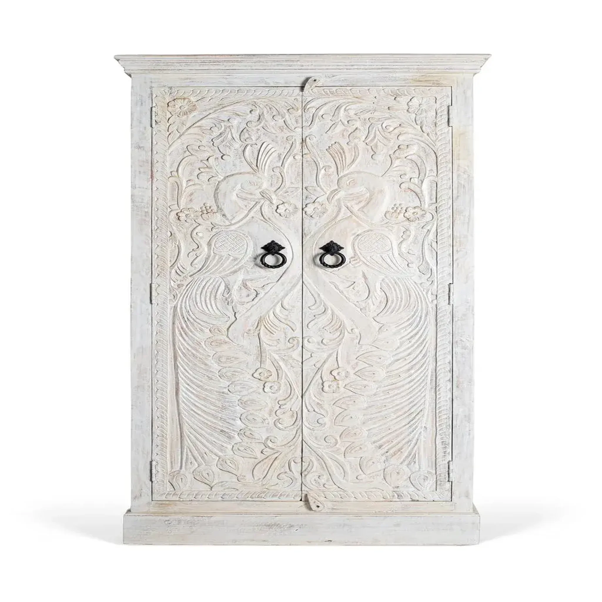 GINER Y COLOMER SL Armoire en bois de manguier 90cm style méditerranéen moderne