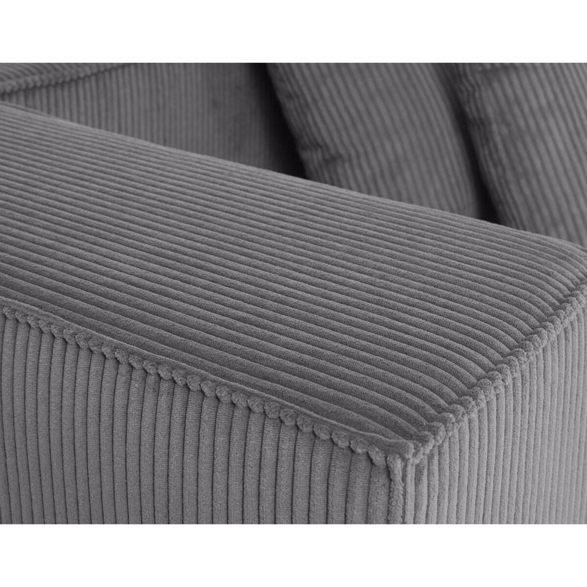 LISA DESIGN Colombine - canapé modulable droit - 3 places - en velours côtelé