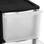 Voir la diapositive 2 : FIVE Tour de Rangement 3 Tiroirs  Tom  63cm Noir