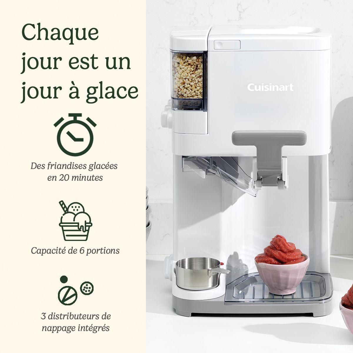Cuisinart Sorbetière ICE48E glaces italiennes