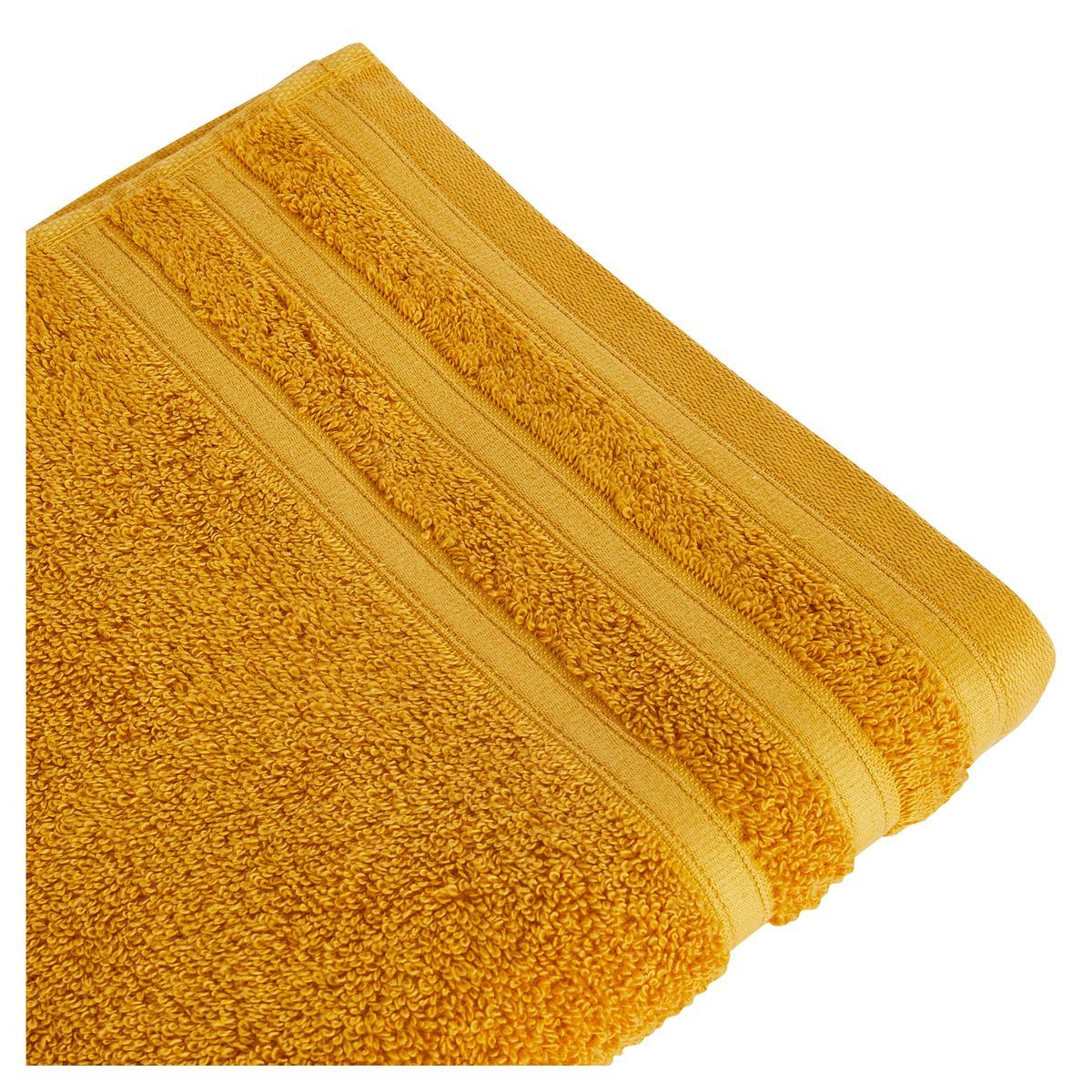 ACTUEL  Serviette de toilette unie en coton bouclé 500 gr/m2