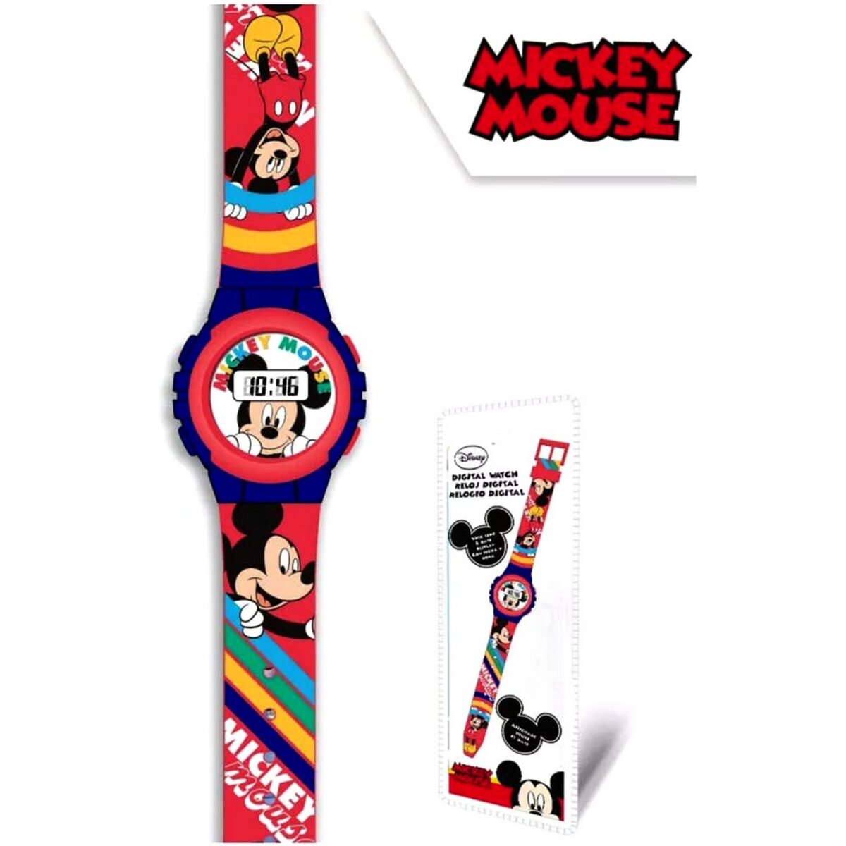 Montre Mickey digitale enfant poign e pas cher Auchan.fr