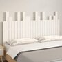 Voir la diapositive 3 : VIDAXL Tete de lit murale Blanc 146,5x3x80 cm Bois massif de pin