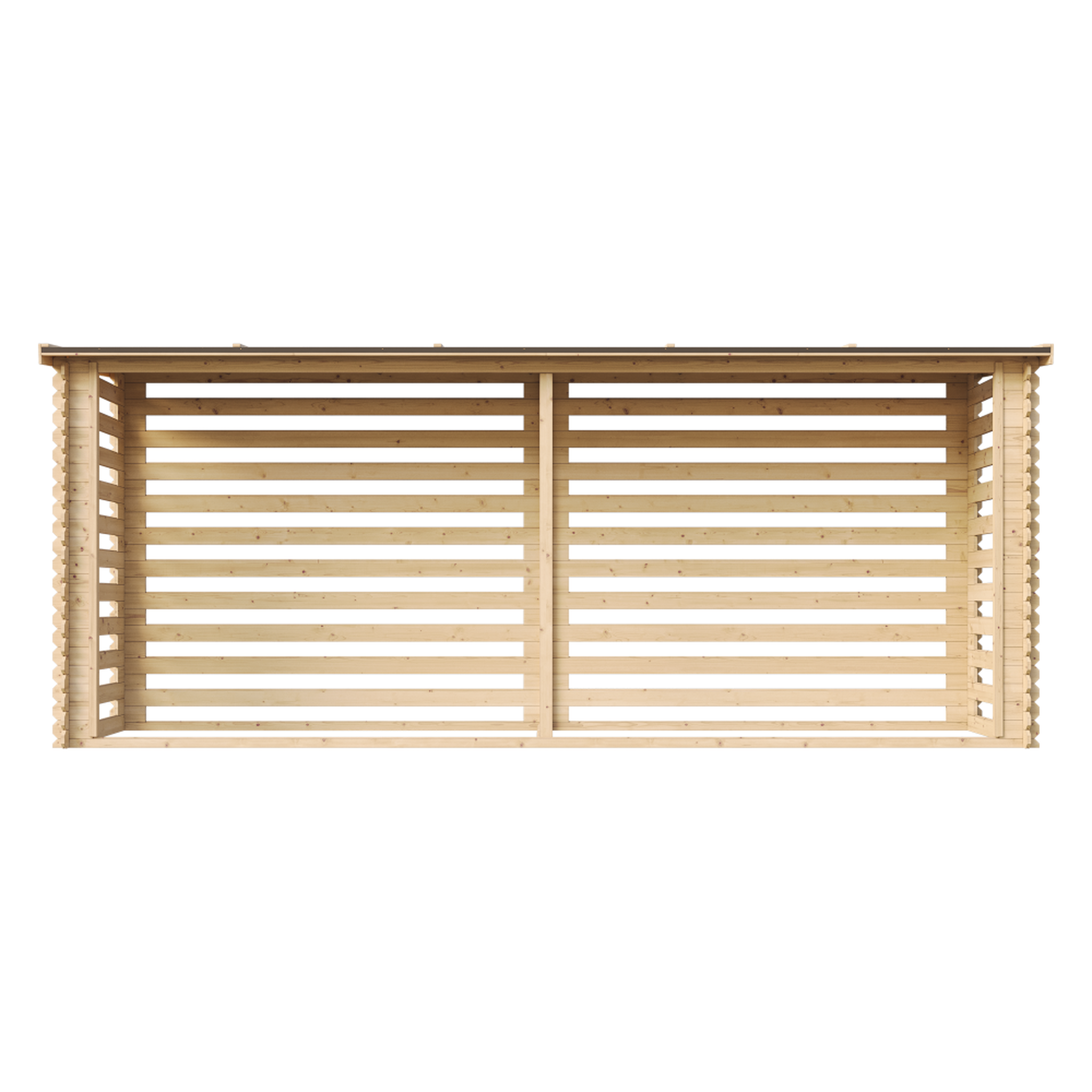Voir la diapositive 2 : TIMBELA Abri à bûches 4m2 - Abri De Stockage Du Bois et range bûches extérieur M203