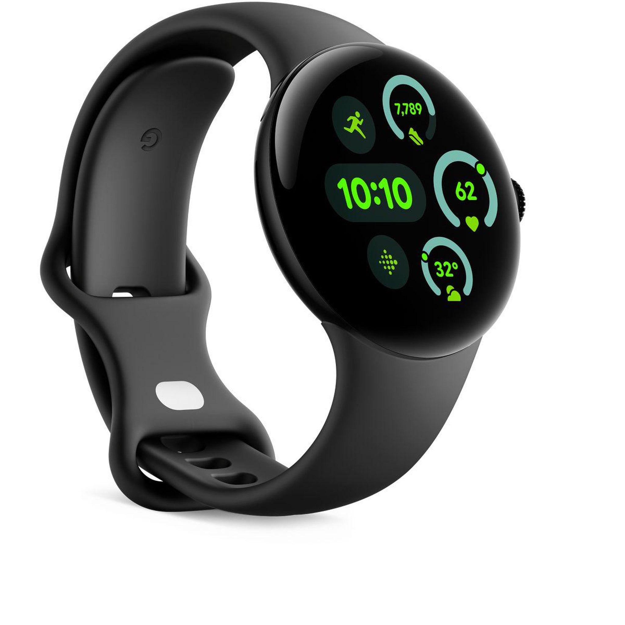 Voir la diapositive 3 : GOOGLE Montre connectée Pixel Watch 3 41 mm Noir Mat Bluetooth