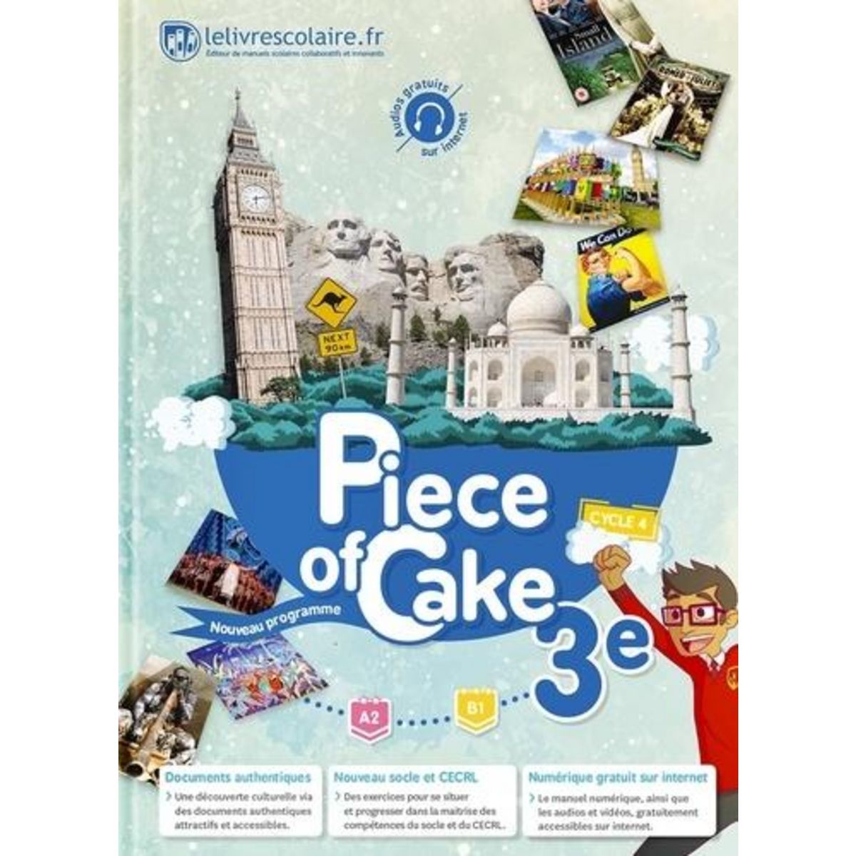 ANGLAIS 3E PIECE OF CAKE. EDITION 2017, Lelivrescolaire.fr