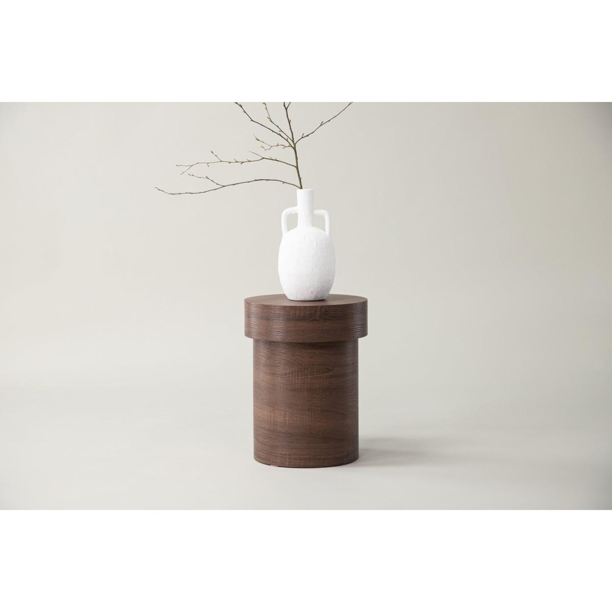 Voir la diapositive 3 : Paris Prix Table d'appoint design  malung  35cm marron