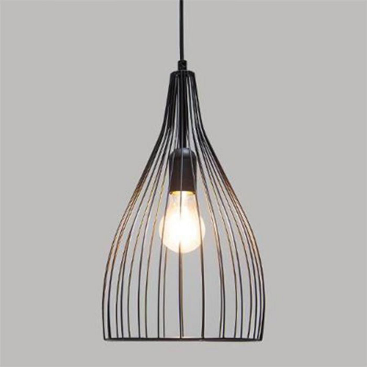 ATMOSPHERA Lampe Suspension en Métal  Jolit  37cm Noir