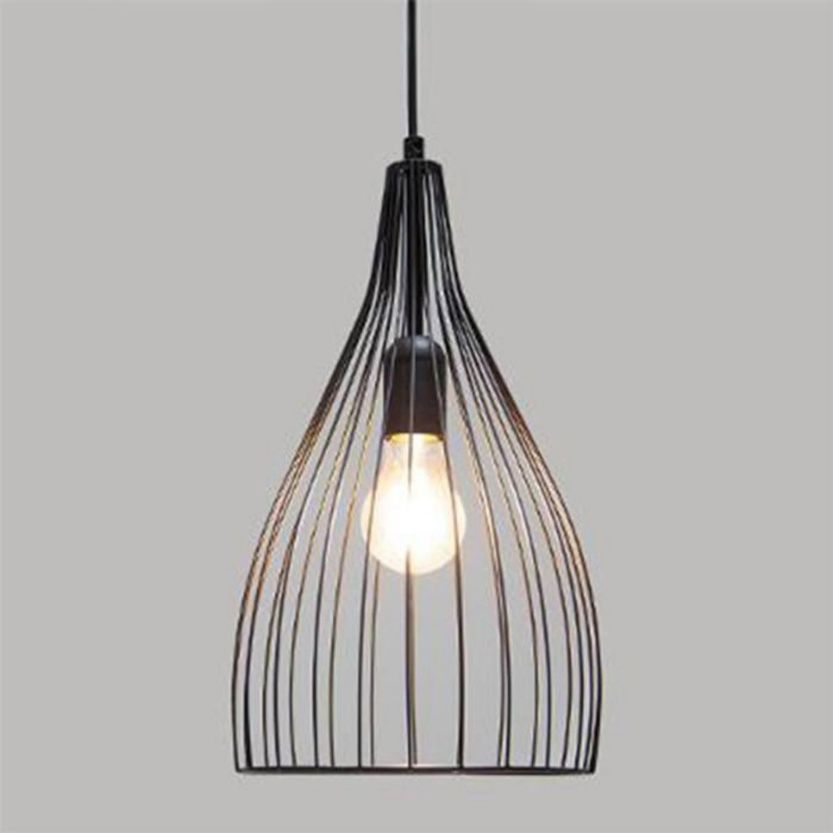 ATMOSPHERA Lampe Suspension en Métal  Jolit  37cm Noir