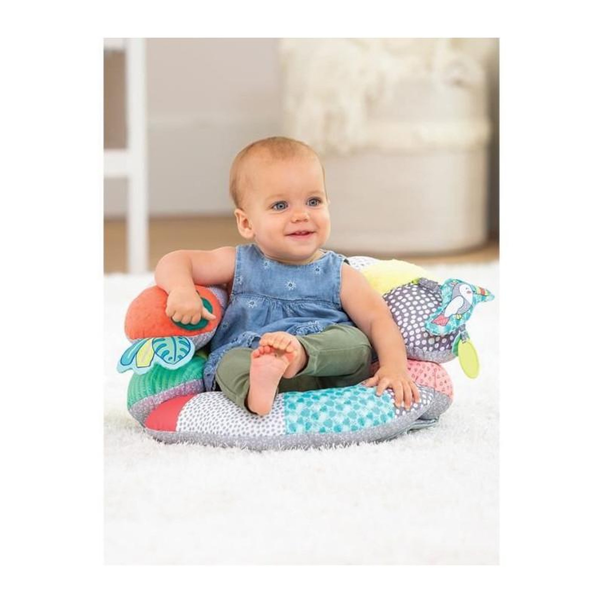 Voir la diapositive 6 : INFANTINO Coussin d'activités 2-in-1 INFANTINO Tummy Time