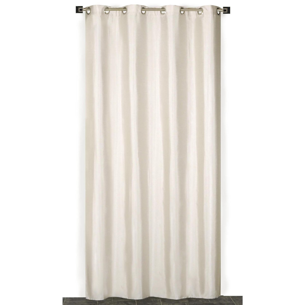 ACTUEL Rideau à oeillets en taffetas brillant 