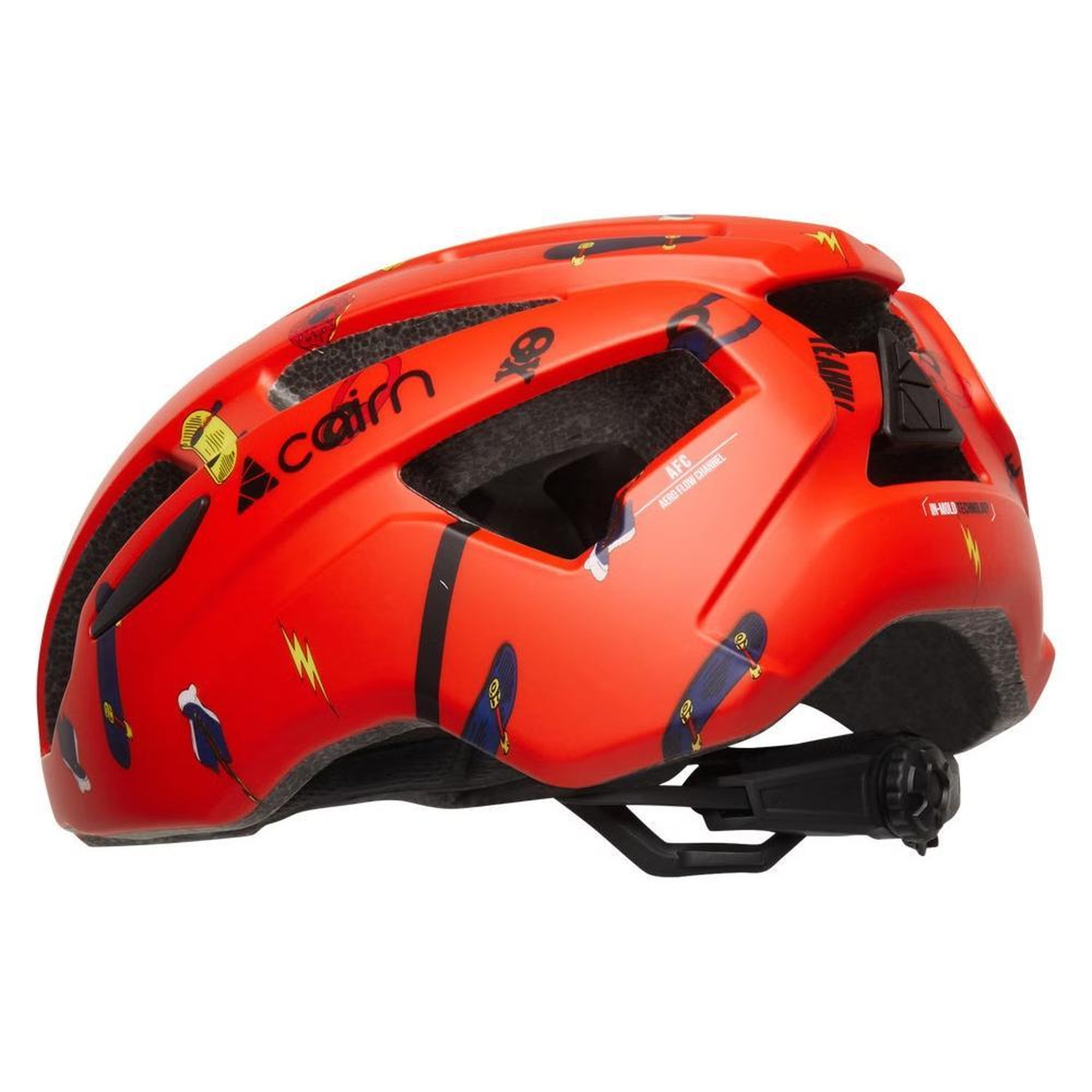 Voir la diapositive 2 : CAIRN Casque de Vélo Rouge Garçon Cairn Prism J II