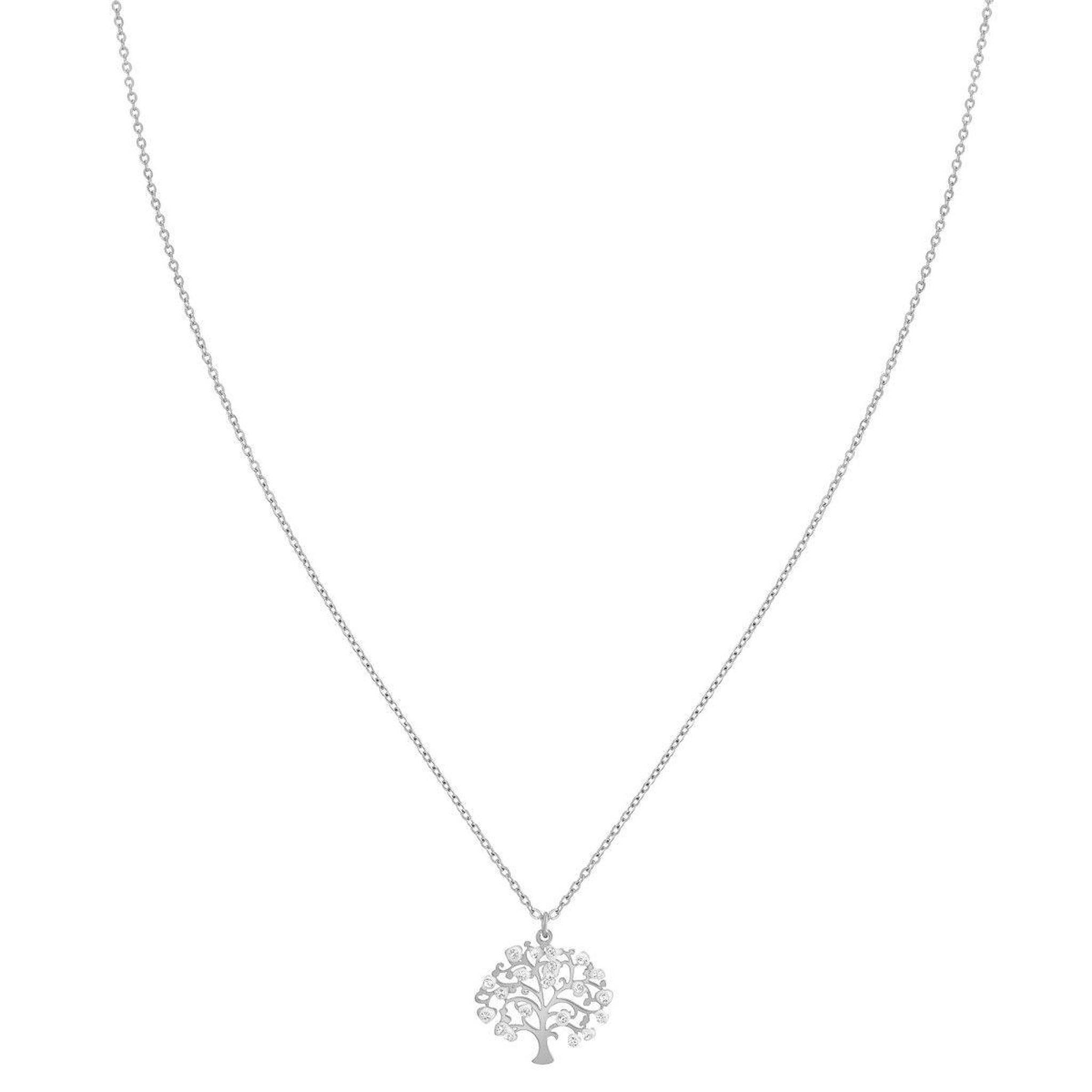 Voir la diapositive 3 : SC CRYSTAL Collier arbre de vie SC Crystal orné de Cristaux scintillants