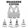 Voir la diapositive 2 : FILA Brassière femme en coton FU6157