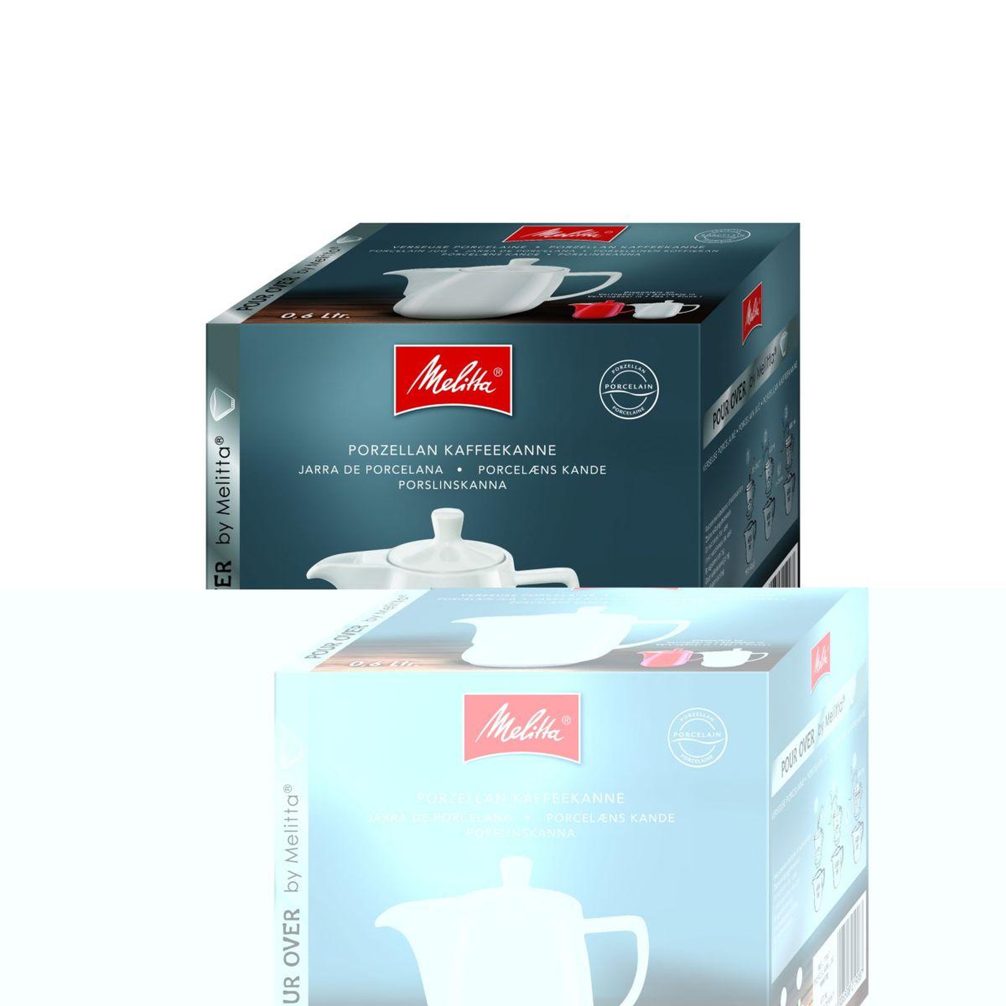 Voir la diapositive 2 : Melitta Verseuse EN PORCELAINE 0.6L ROUGE