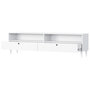 Voir la diapositive 3 : BEST MOBILIER Cleo - lit coffre avec led - 160x200 cm - sommier inclus - en velours