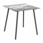Paris Prix Table d'Appoint Design  Vagues  41cm Noir