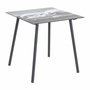 Voir la diapositive 1 : Paris Prix Table d'Appoint Design  Vagues  41cm Noir
