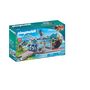 Voir la diapositive 1 : PLAYMOBIL 9433 - The Explorers - Bateau avec cage et deinonychus 