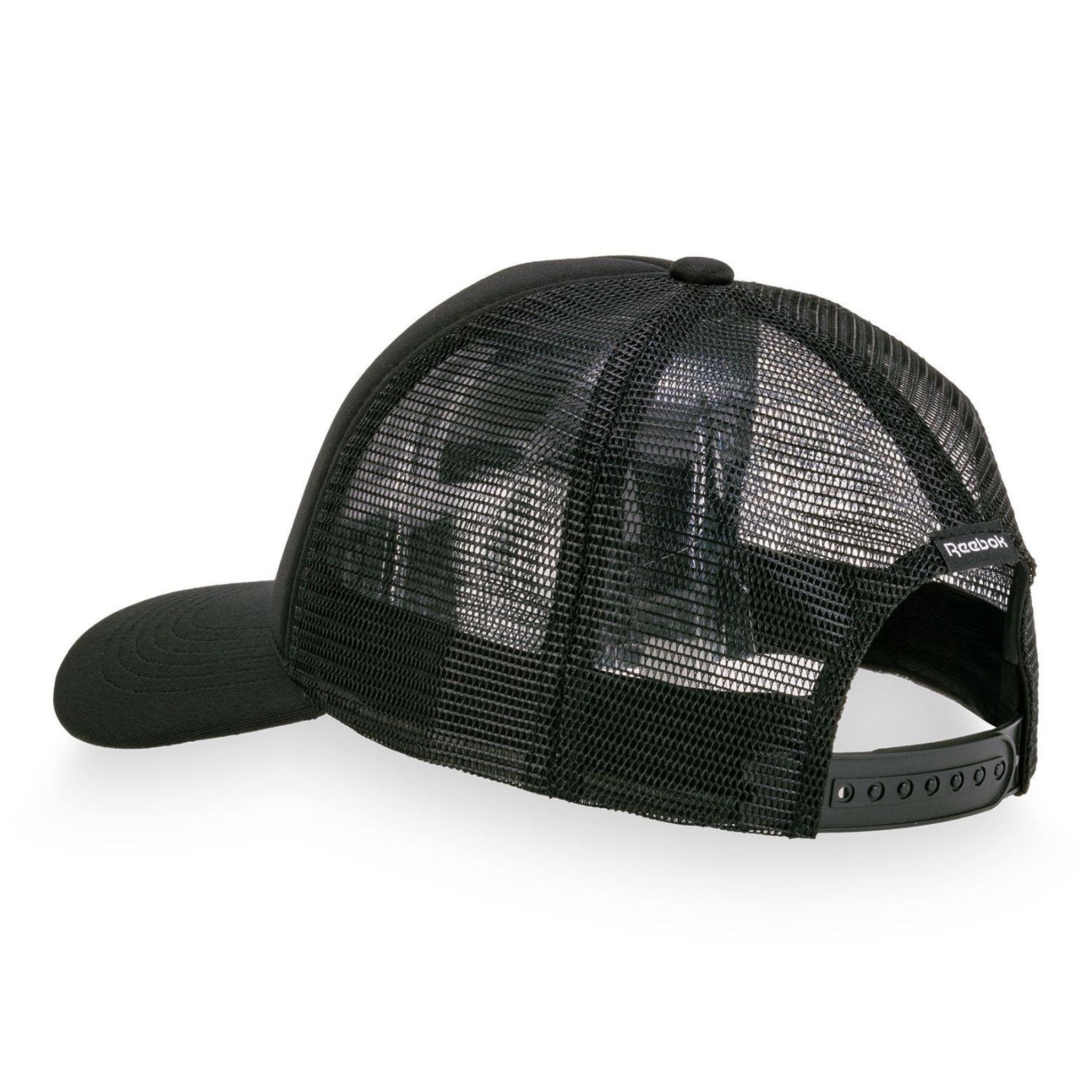 Voir la diapositive 5 : Reebok Casquette baseball en polyester avec mousse devant et filet Aero Cap