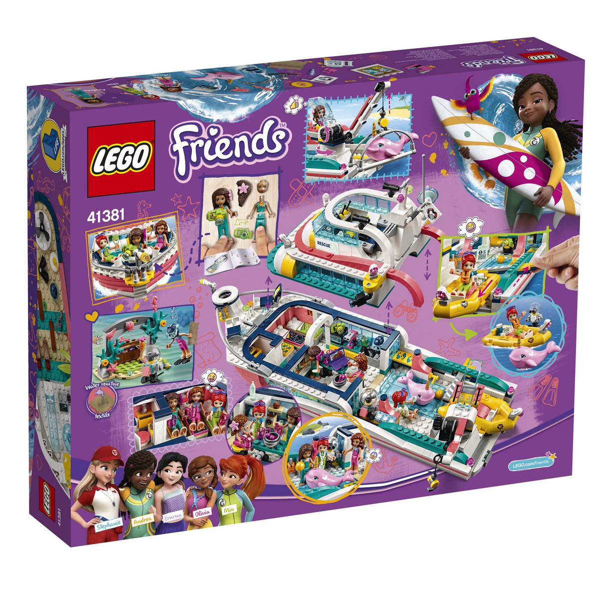 LEGO Friends 41381 - Le bateau de sauvetage