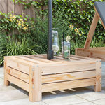 VIDAXL Couvercle de base de parasol bois massif de pin