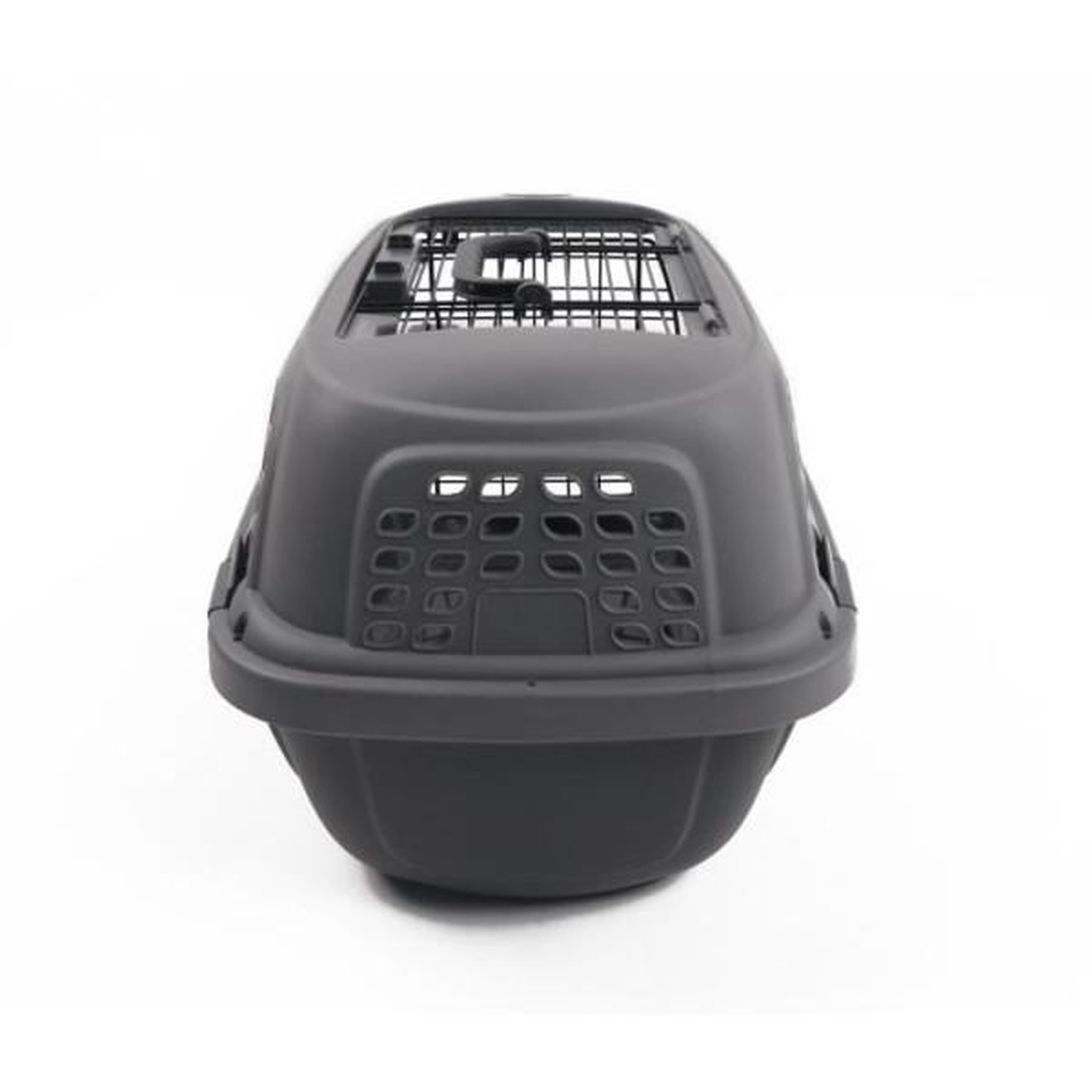 Voir la diapositive 2 : M PETS Caisse de transport pour chat m.pets eco giro - cage en plastique - taille s - gris