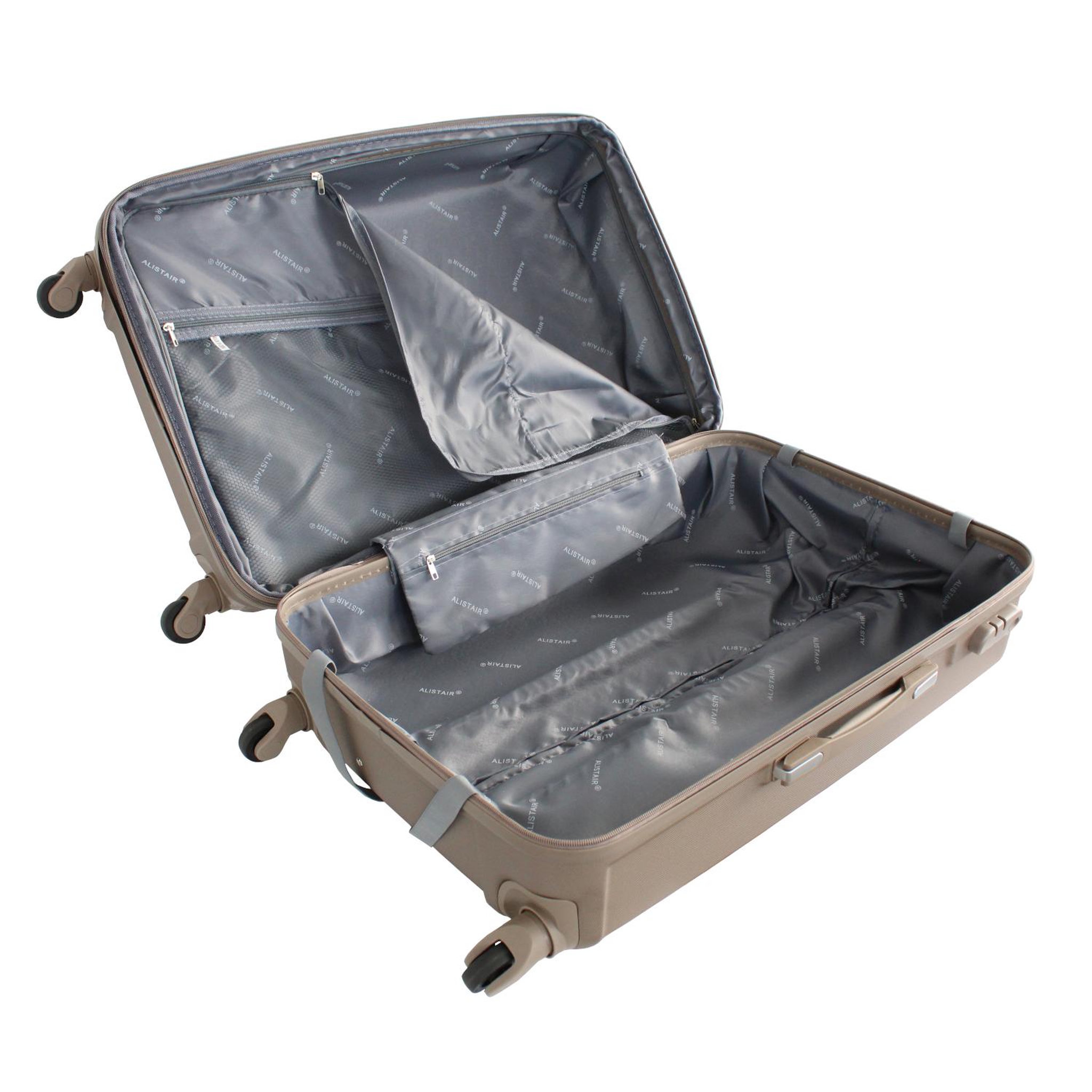 Voir la diapositive 4 : Alistair Valise grande taille Alistair - Collection Iron - 4 roues - ABS ultra résistant